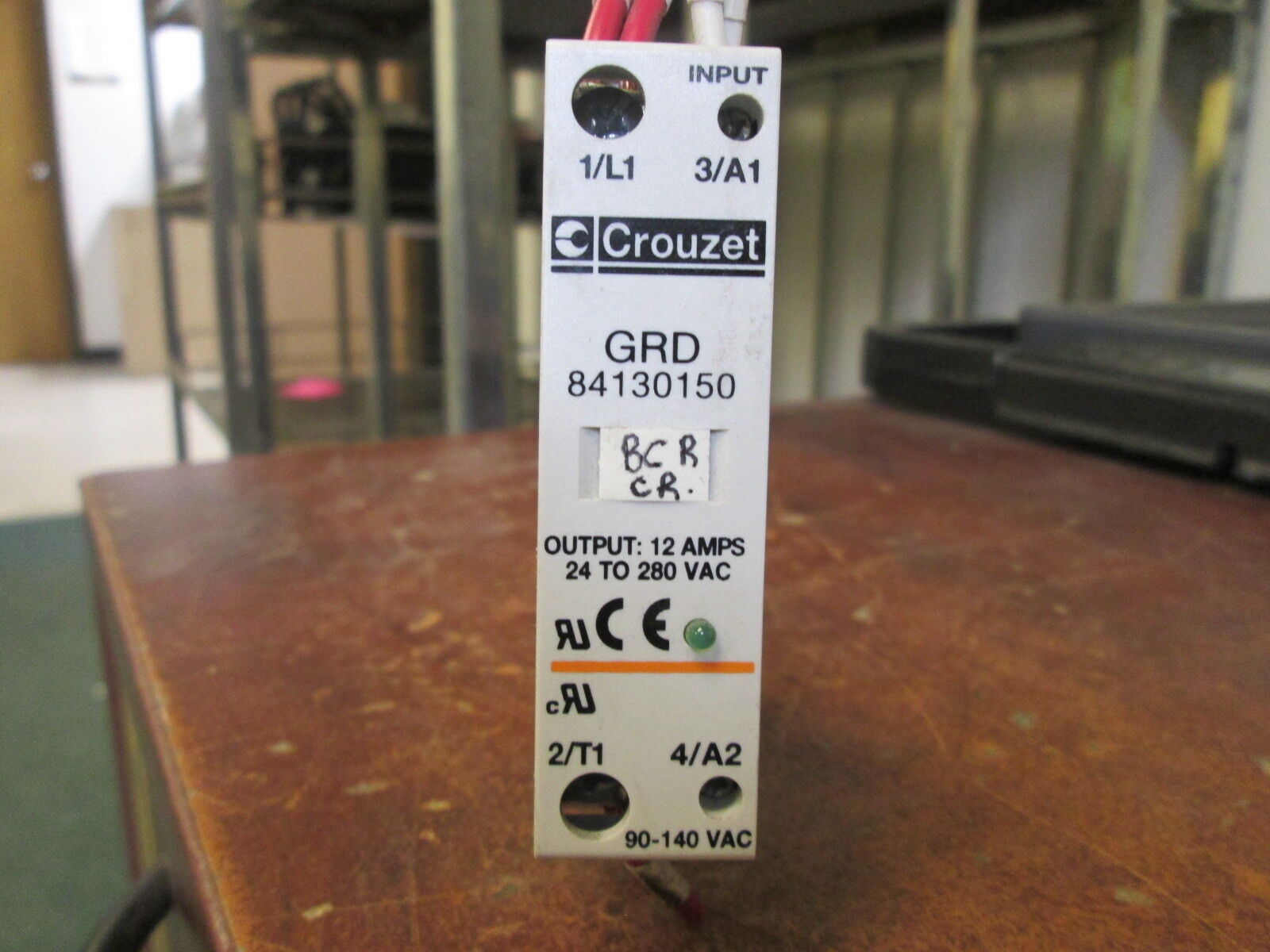 Crouzet Solid State Relay GRD 84130150 12A 24-280 VAC Used