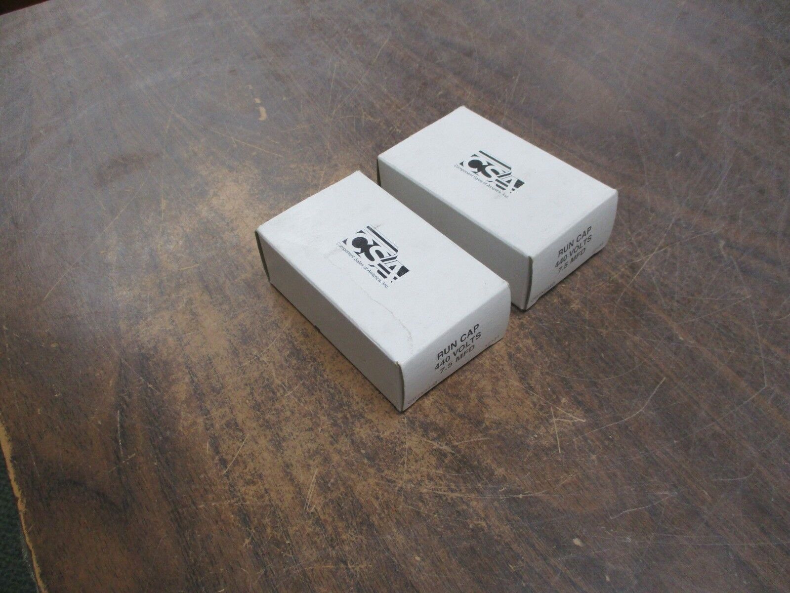 AmRad Run Capacitor V2000/44-755 7.5MFD 440V 50-60Hz *Lot of 2* New Surplus