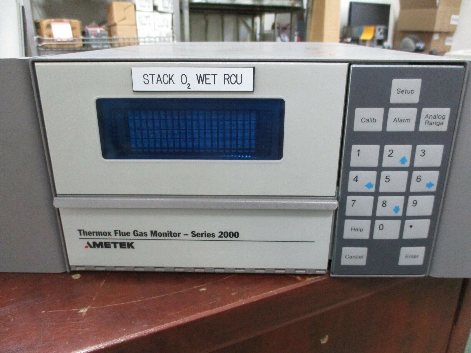 Ametek Thermox Flue Gas Monitor Series 2000 95-230V 75VA 47-63Hz Used