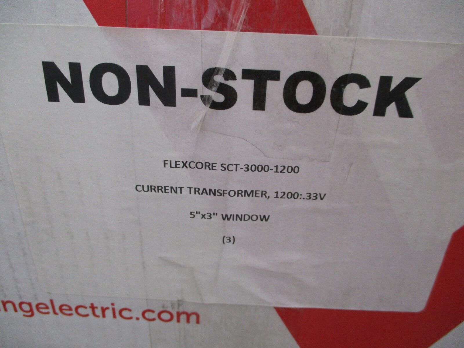 Flex-Core Current Sensor SCT-3000-1200 1200A to 0.333V *Box of 3* New Surplus
