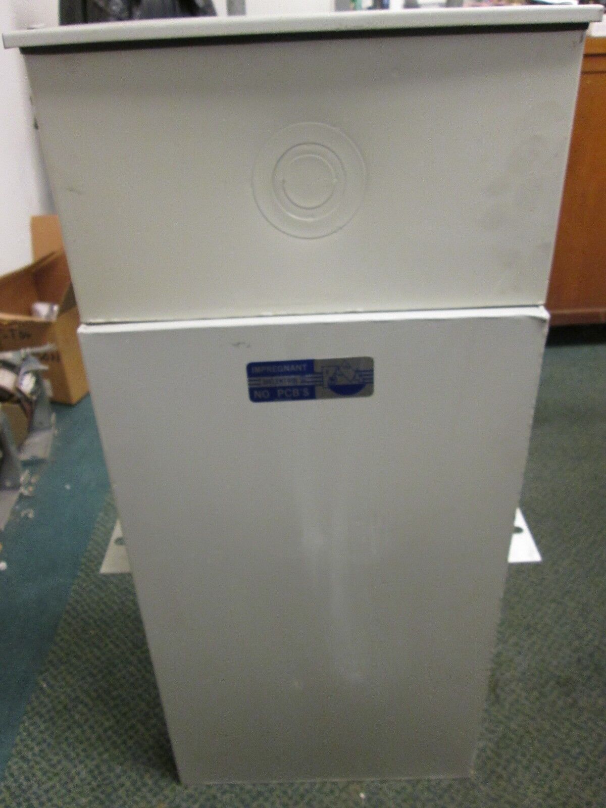 GE Dielektrol Capacitor 55L347RD 480V 50KVAR 60Hz 3Ph Used