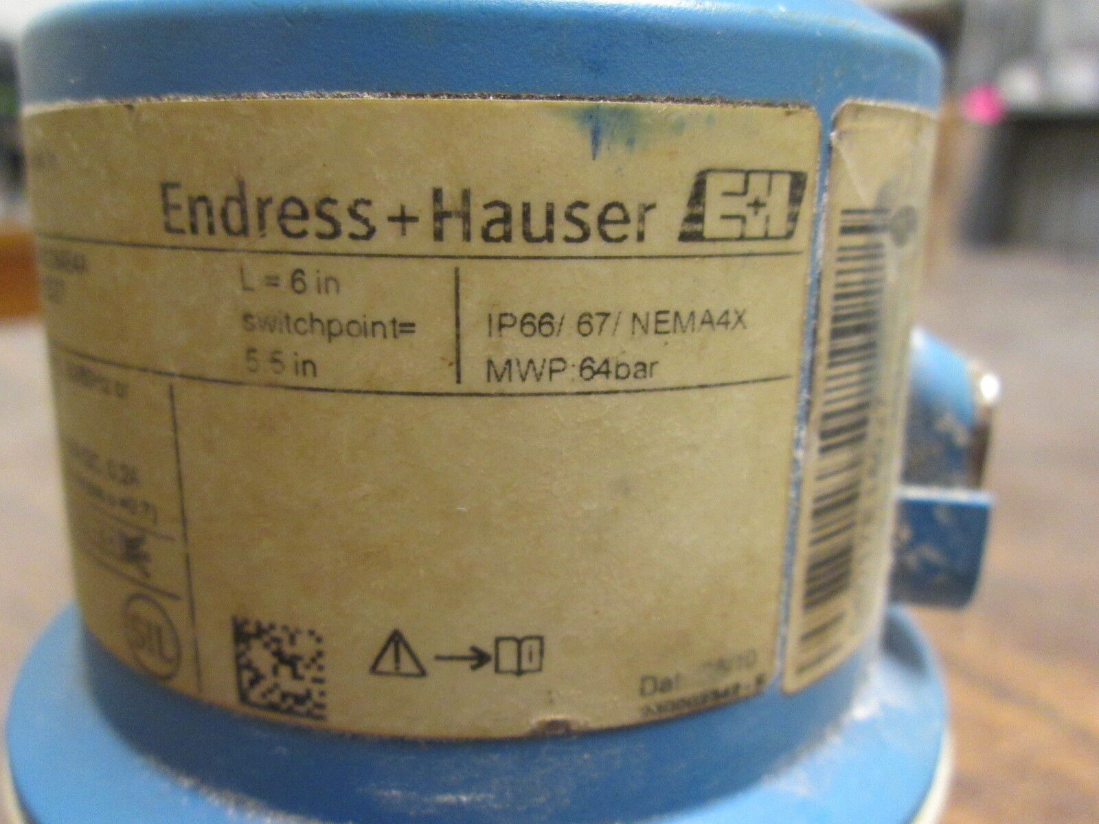 Endress+Hauser Liquiphant M Point Level Switch FTL51-AGM2CB4E4A 19-55VDC Used
