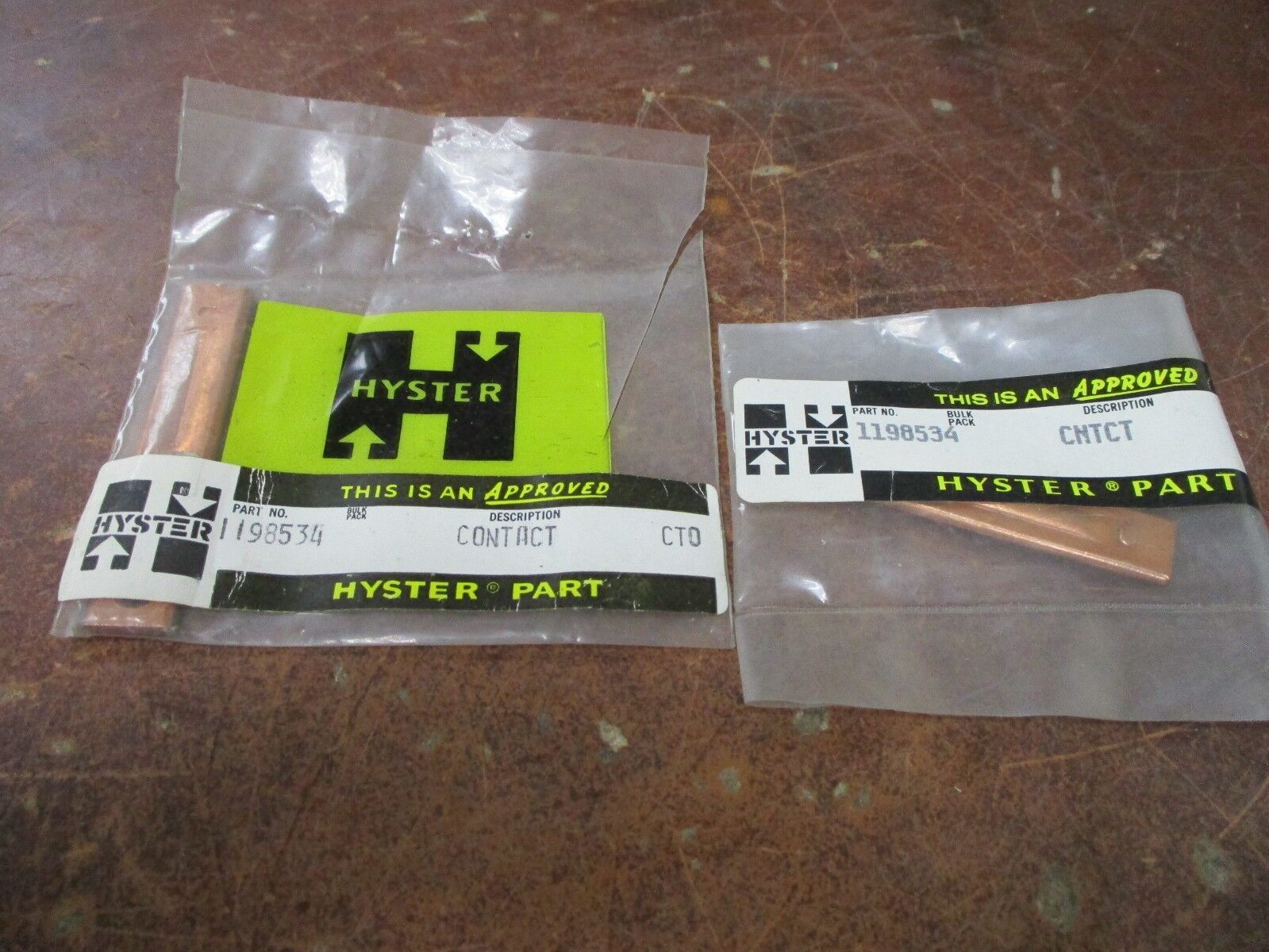 Hyster Contact 1198534 *Lot of 2* New Surplus