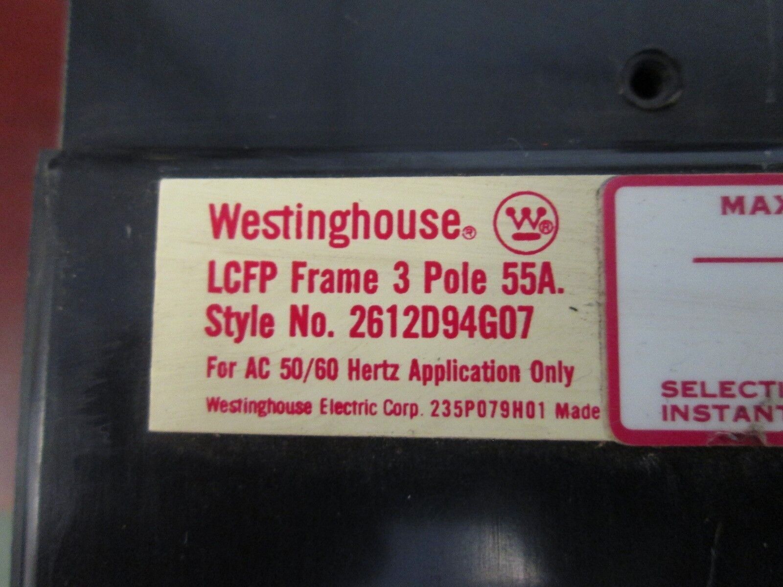 Firetrol Firepump Breaker FTA-801 FTA-P7 Trip Unit 55A Used