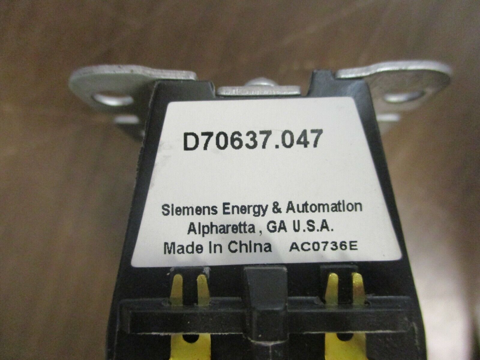 Siemens Contactor D70637.047 Used