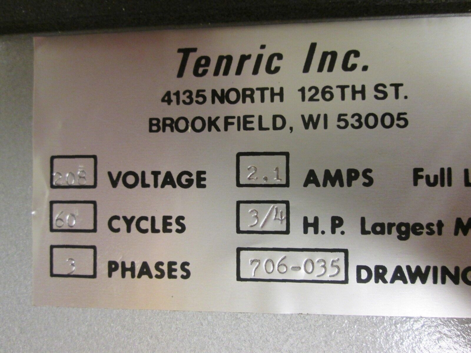 Kelly Door Control 706-699 Used