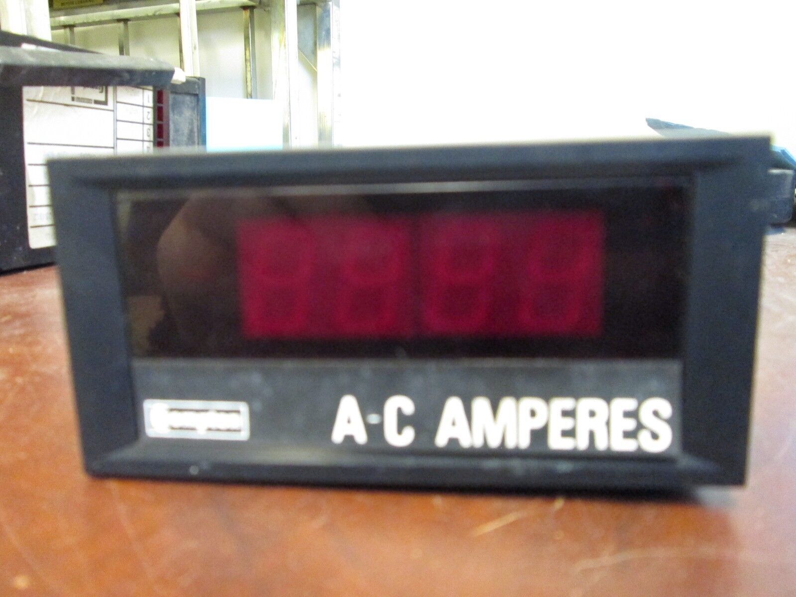 Crompton Digital Meter 262 DDBULSPZ 5A Range .150A Scale Used