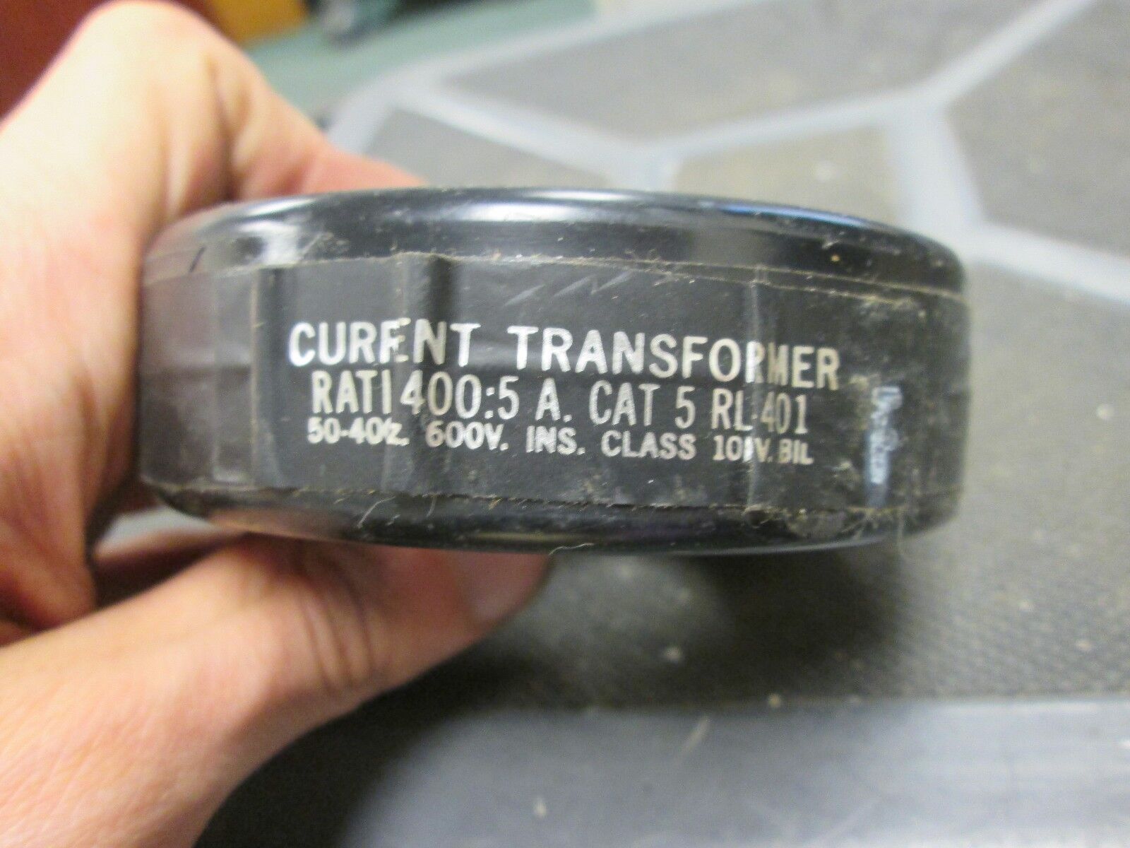 MeterMaster Co Current Transformer 5RL-401 Ratio 400:5A BIL 10 KV 50-400 Hz