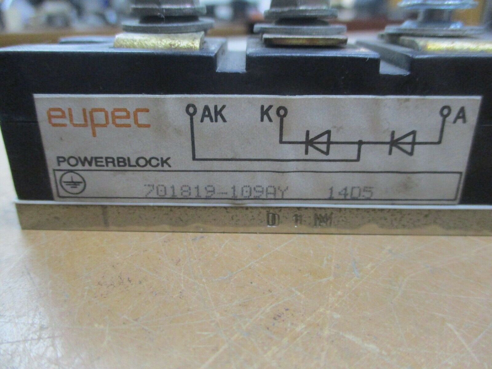 Eupec Powerblock 701819-109AY 14D5 Used