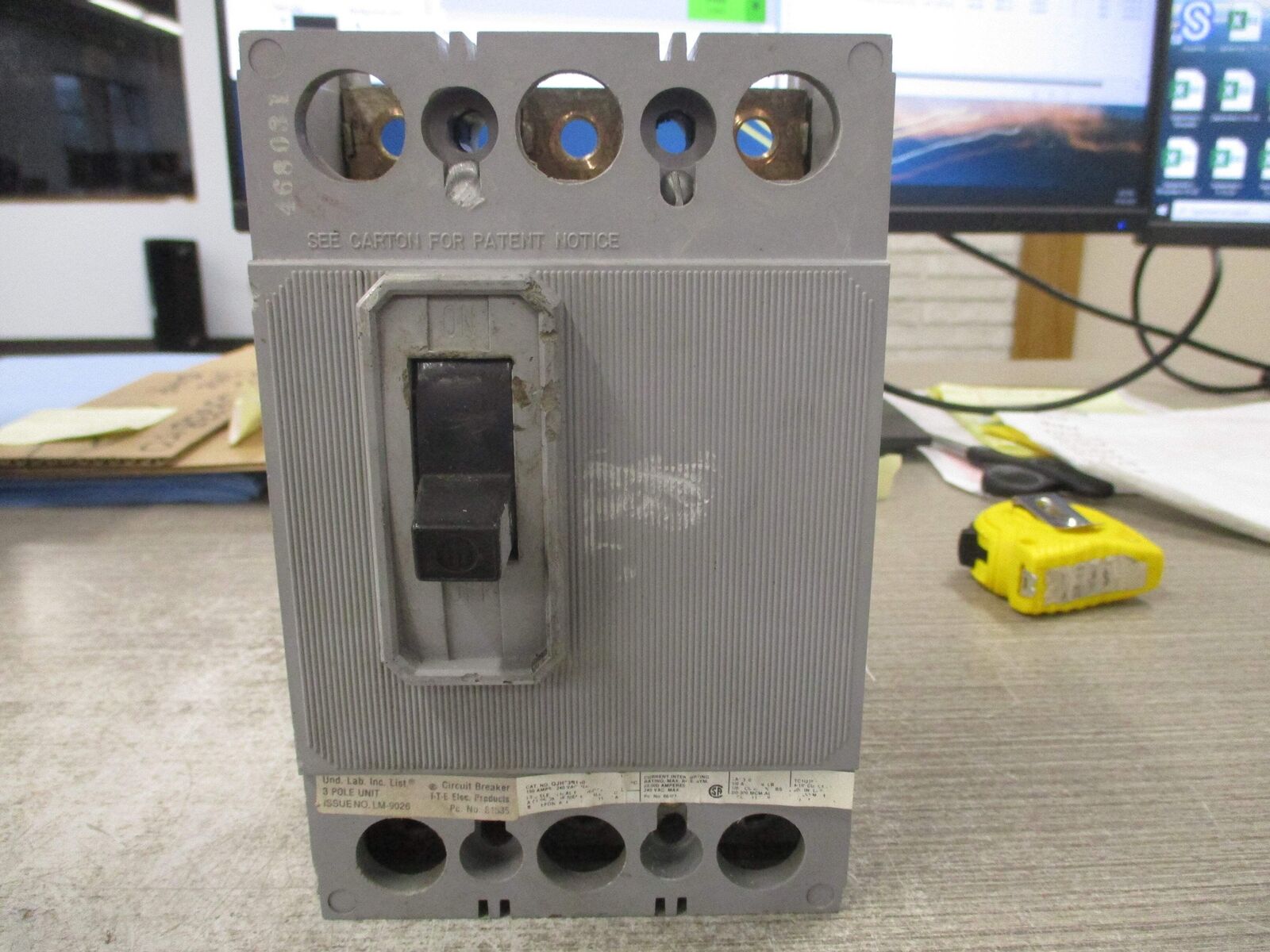 Siemens Circuit Breaker QJH23B150 150A 3P 240V Used