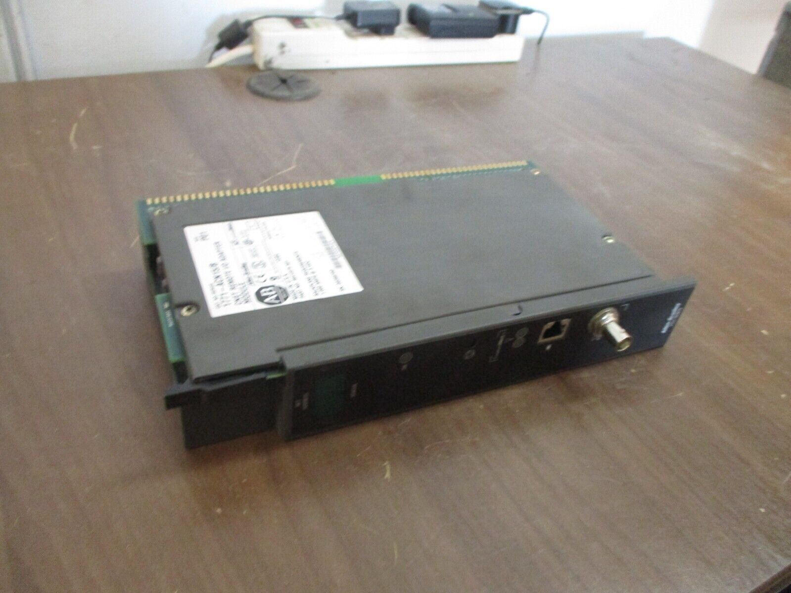 Allen-Bradley CNET Remote I/O Adapter Module 1771-ACN15 Ser. B Rev. P01 Used