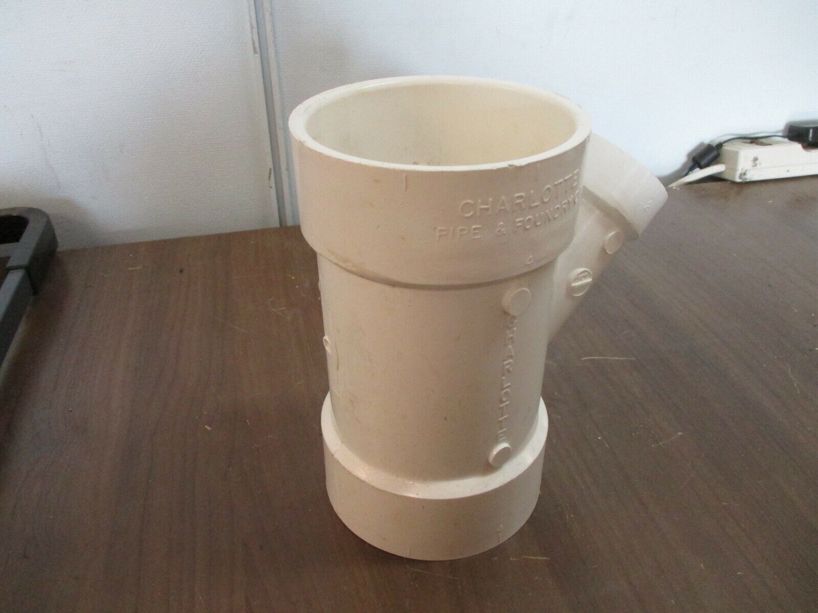 Charlotte PVC Reducing Wye Size: 4" x 4" x 2" Used