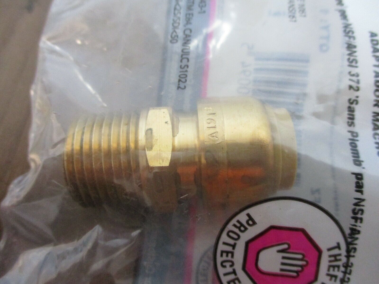 Sharkbite Push-to-Connect Fitting U120LFZ Male Adapter 1/2"x1/2" MNPT *Lot of 2*