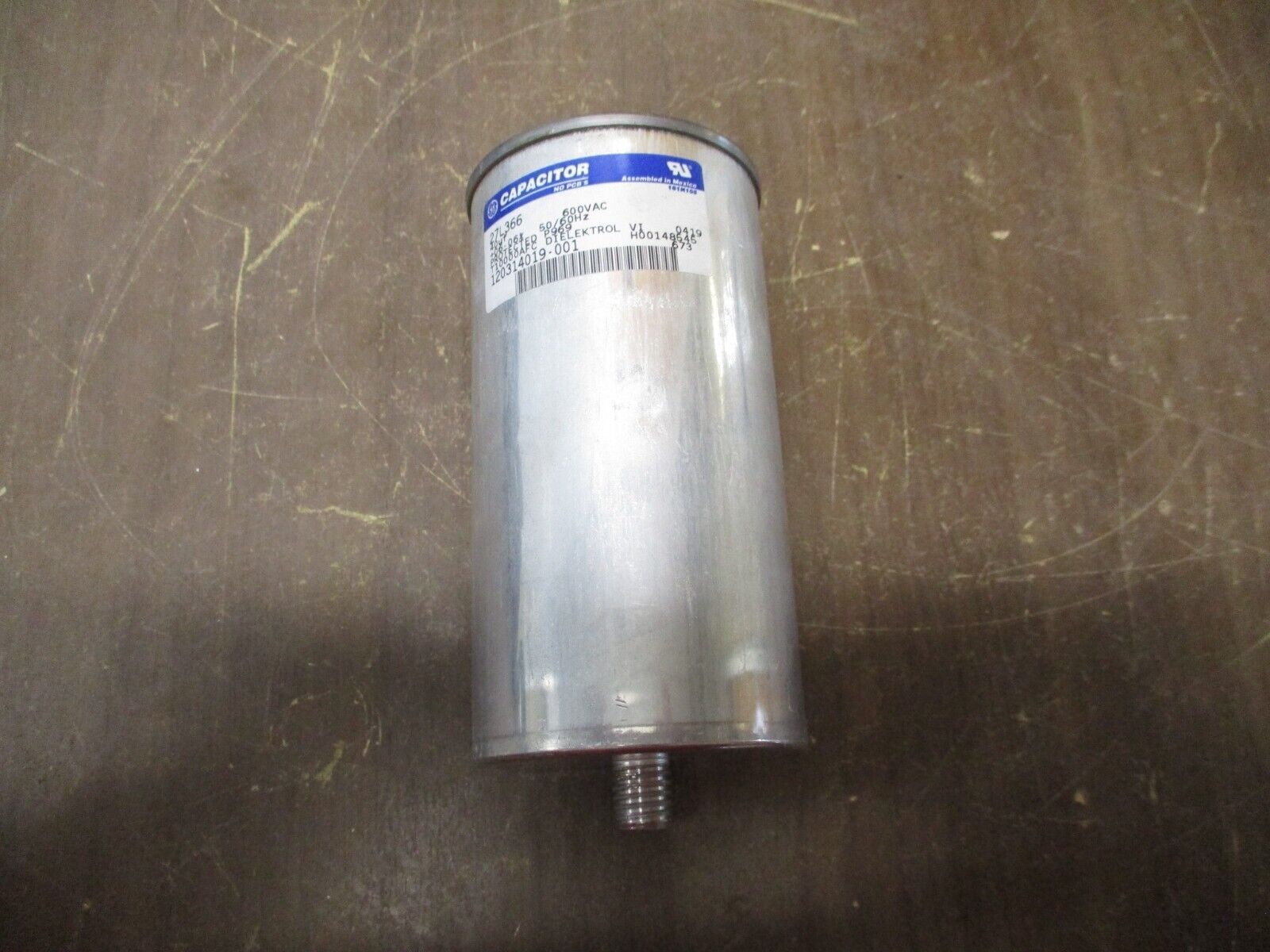 GE Capacitor 27L366 40uF 600V Used