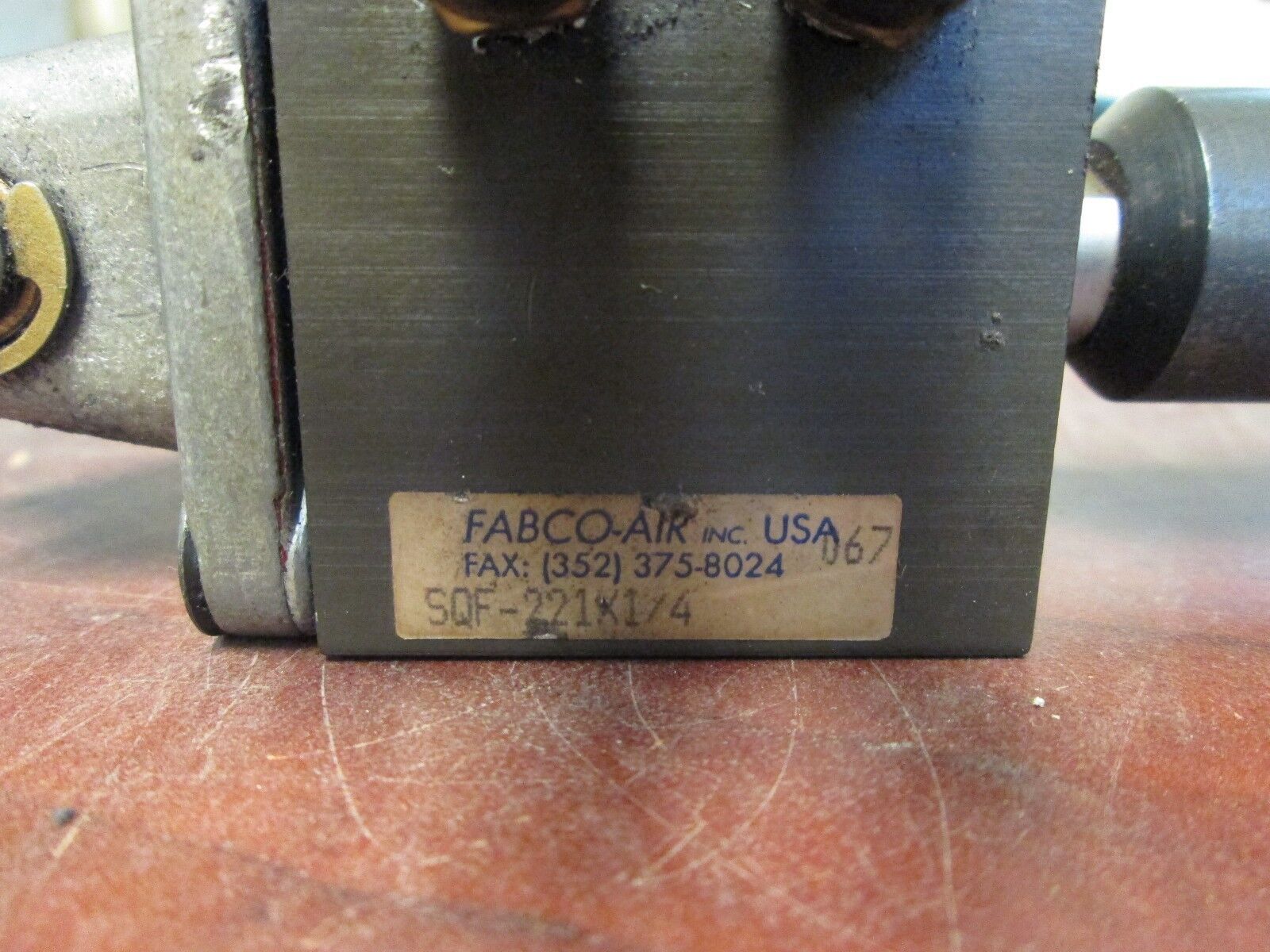 Fabco-Air Air Cylinder SQF-22LX 1/4 *Lot of 2* Used