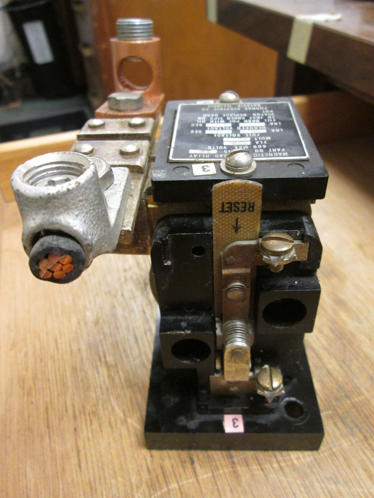 Furnas Magnetic Overload Relay D53115-18 600V Max Used