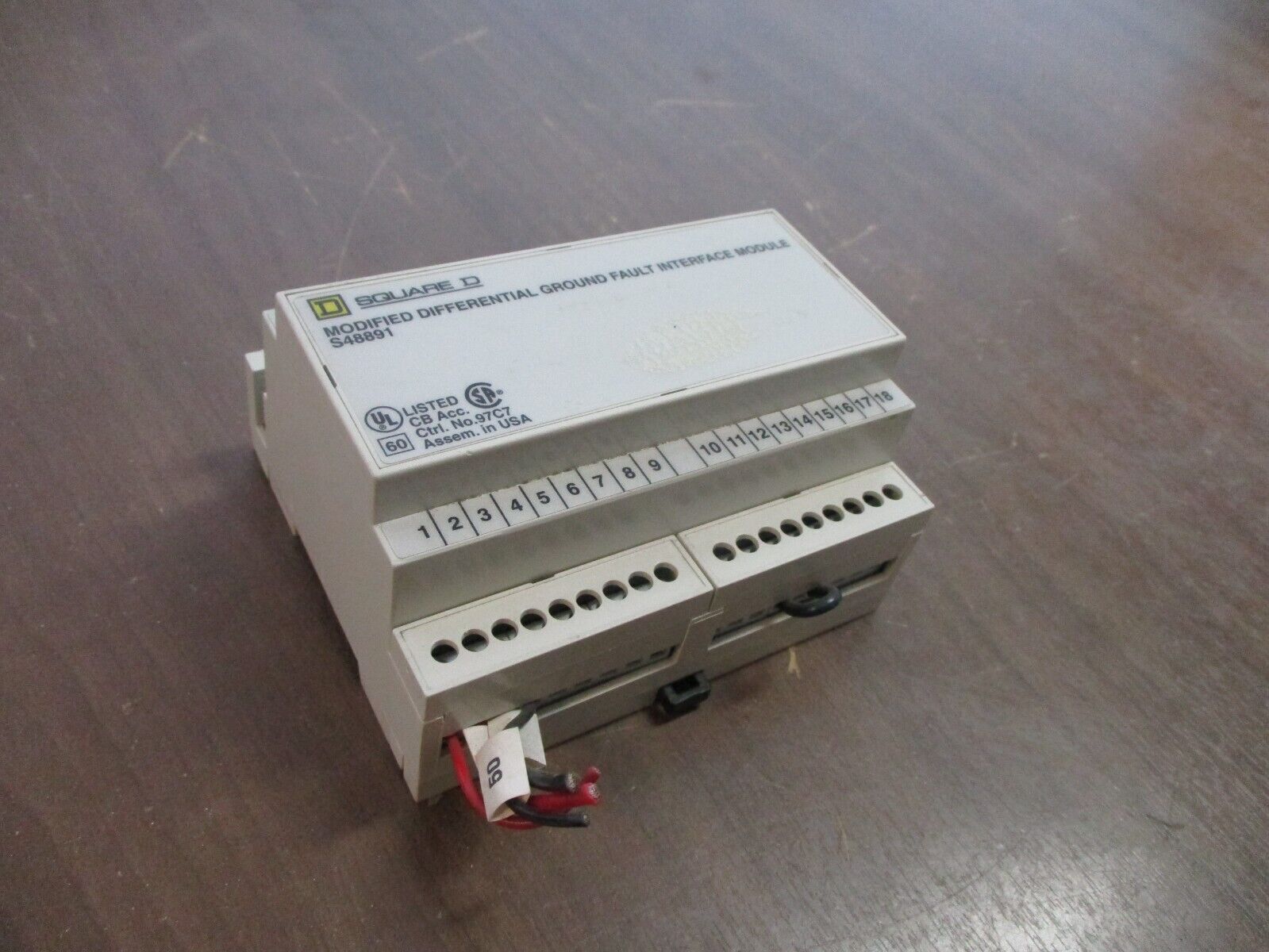 Square D Modified Differential Ground Fault Interface Module 48155-339-50/J732