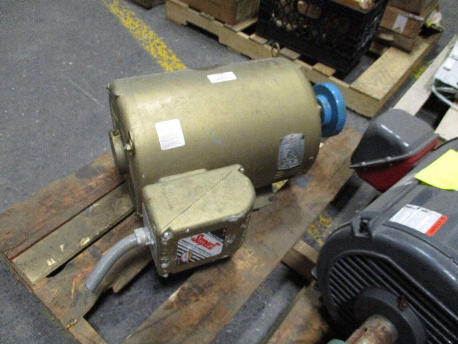 Baldor Motor EM2528T 20HP 1200RPM 230/460V 52/26A 60Hz 3Ph Used