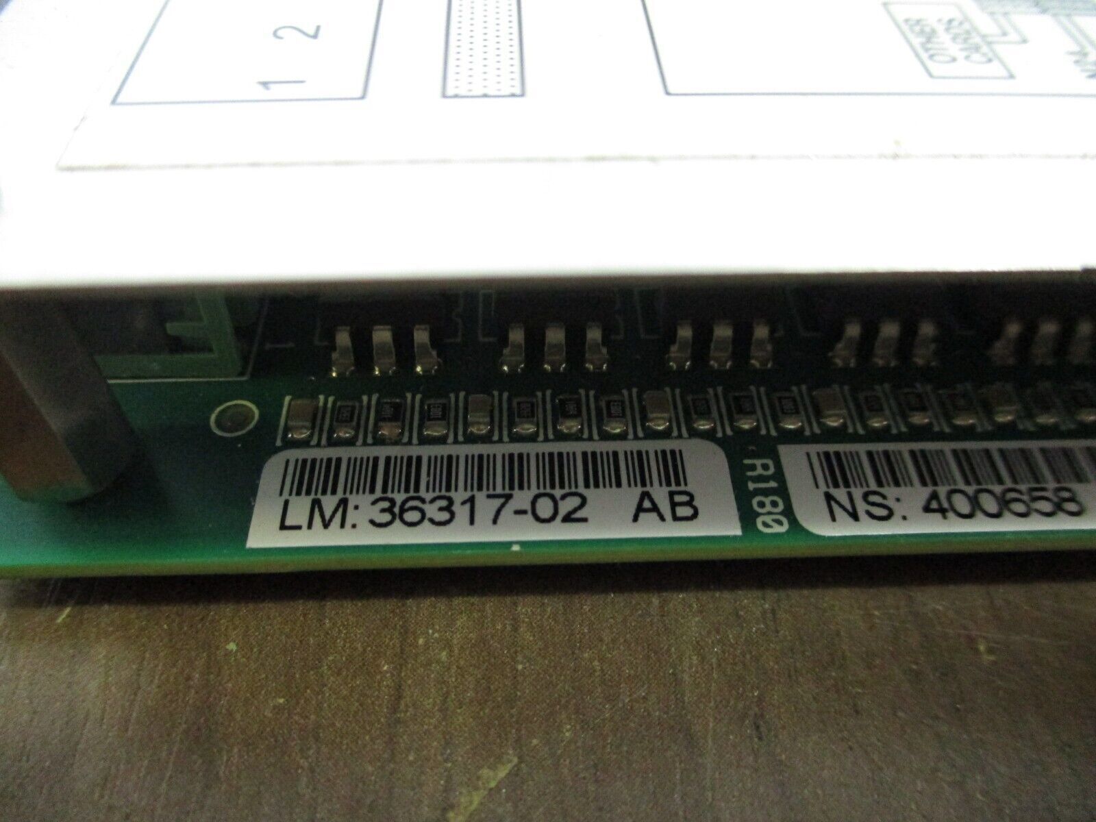 Gentec Input Card Controller 36317-02 AB Used