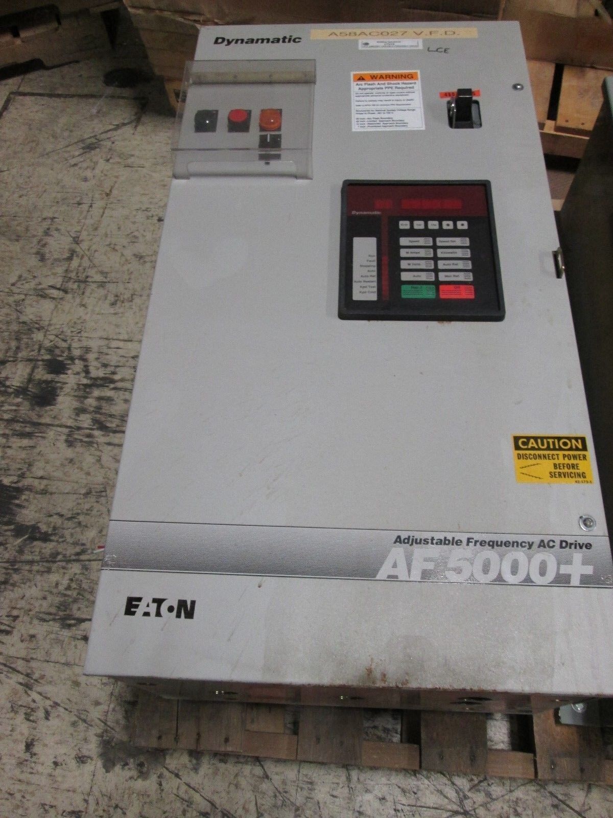 Eaton AF-5000+ AC Drive AF-5040107-0480 72-100252-0002 40Hp Used