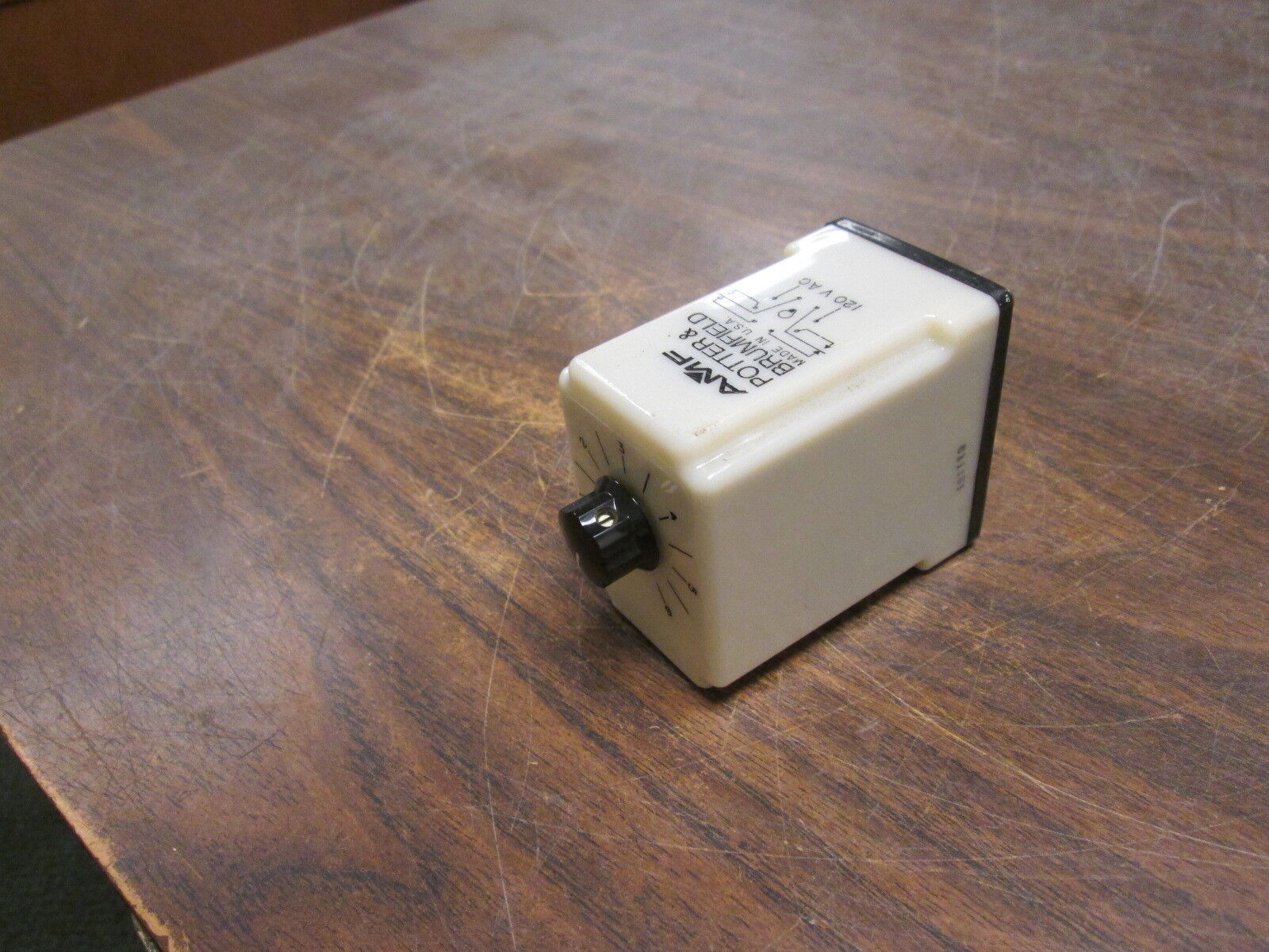 Potter & Brumfield Time Delay Relay CKB-38-70010 120VAC 10A Range:0.1-10sec Used