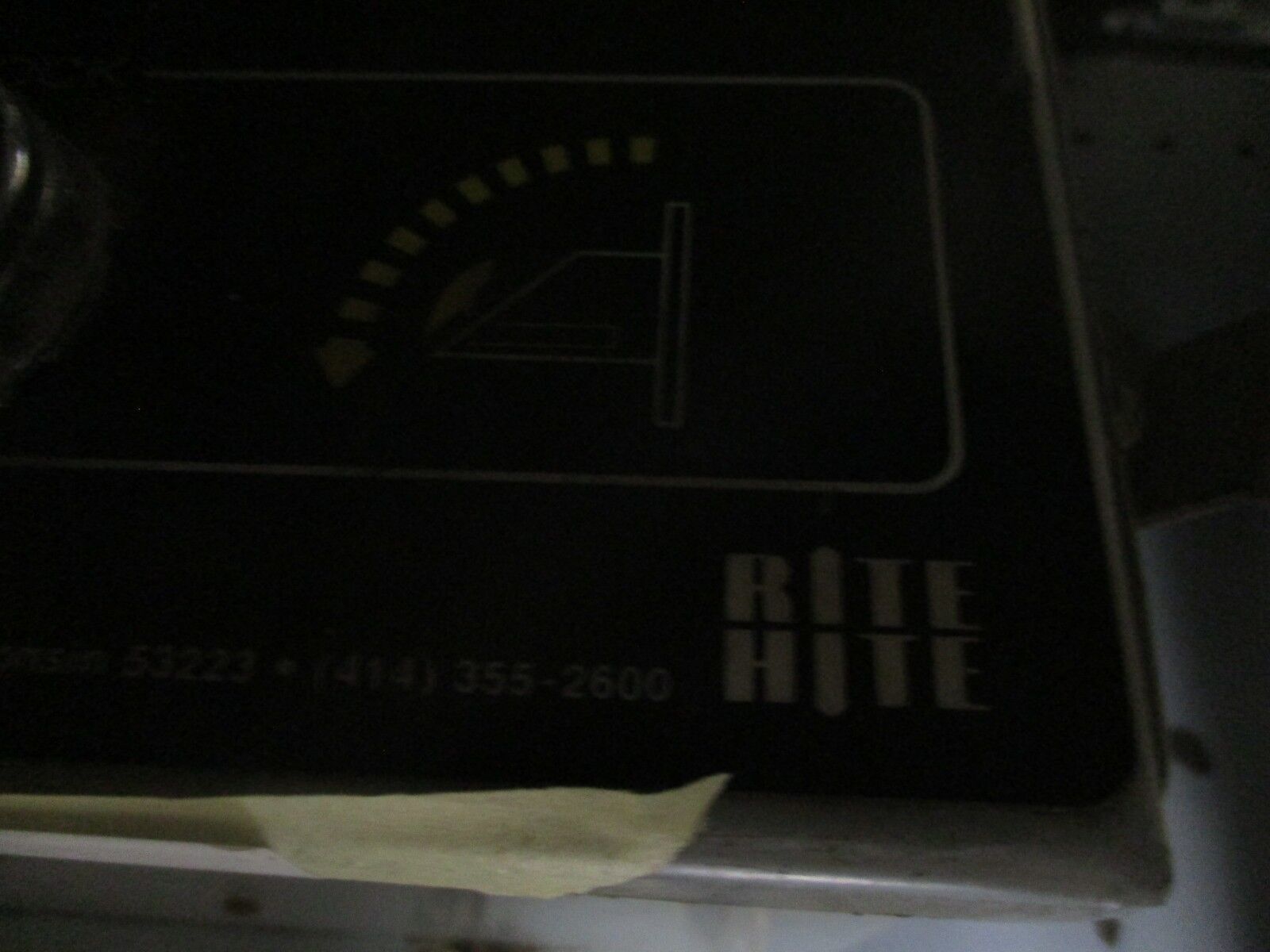 Rite Hite Dok-Lok Dock Leveler Control Panel Used