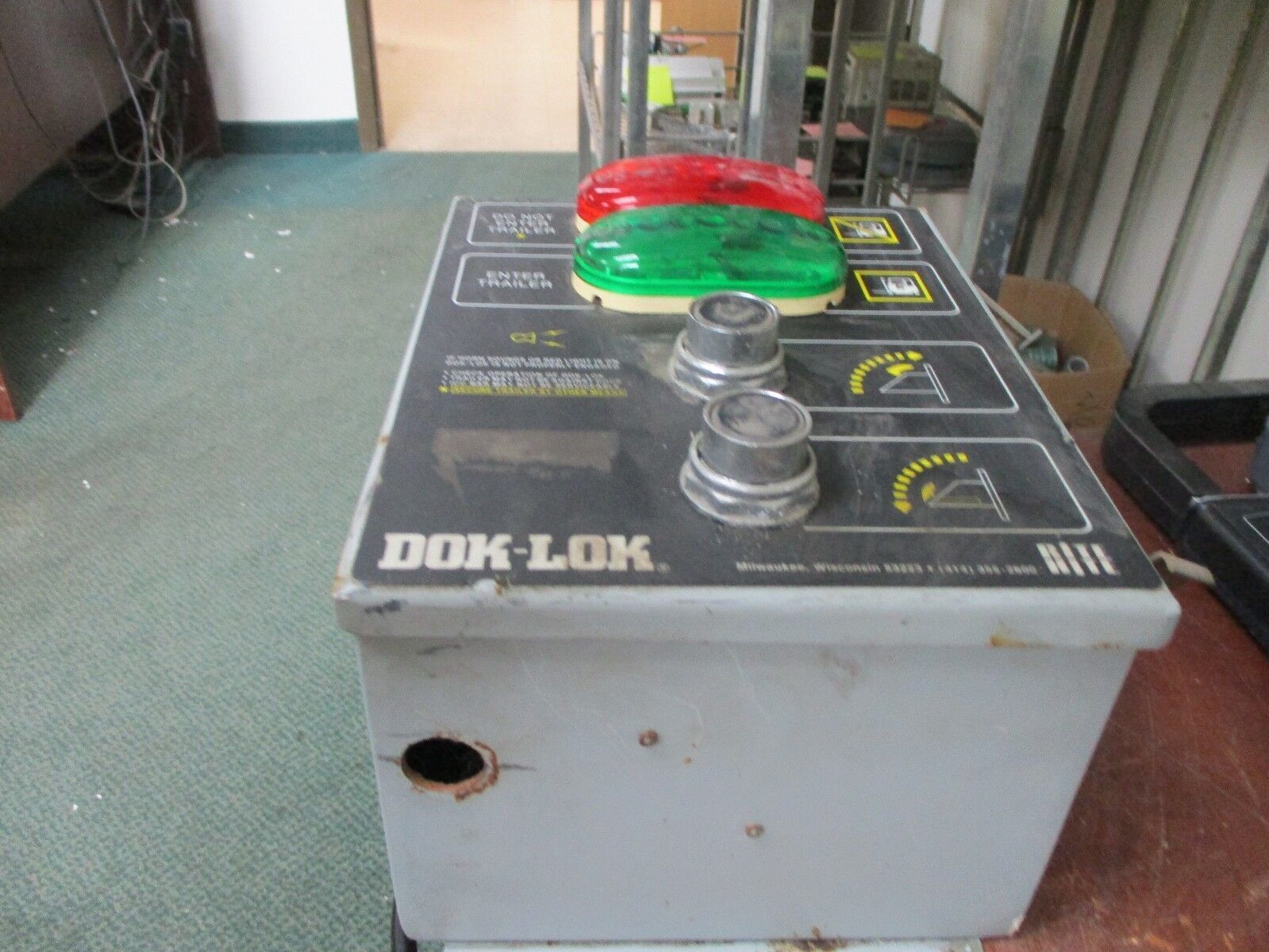 Rite Hite Dok-Lok Dock Leveler Control Panel Used