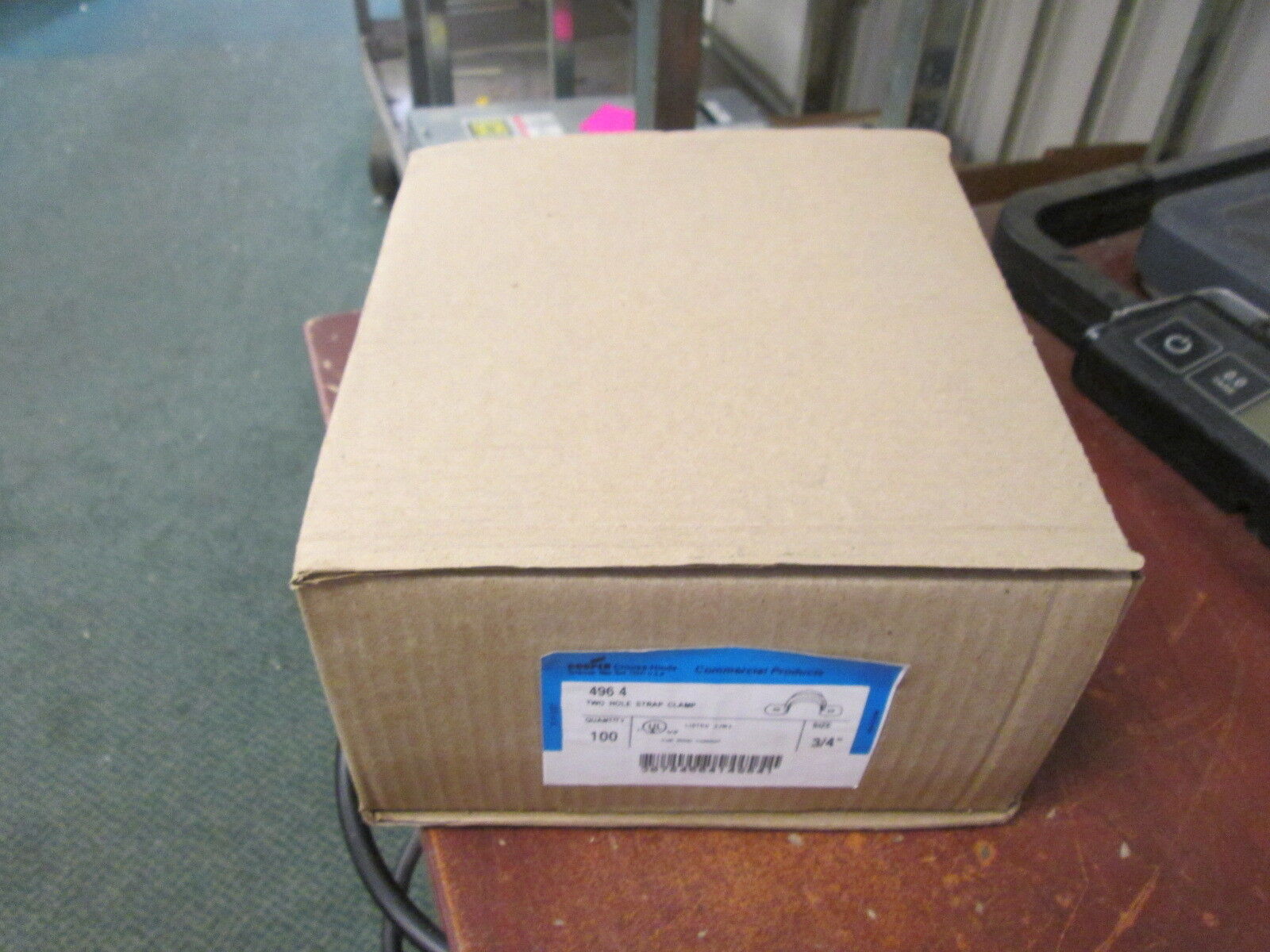Cooper/Crouse-Hinds Two Hole Strap Clamp 496 4 Size: 3/4" "Approx. 100"