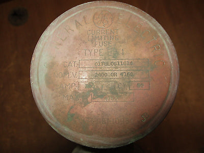 GE Type EJ-1 Fuse 0178L0611G14 300A 2.4/4.16kV 60Hz Used