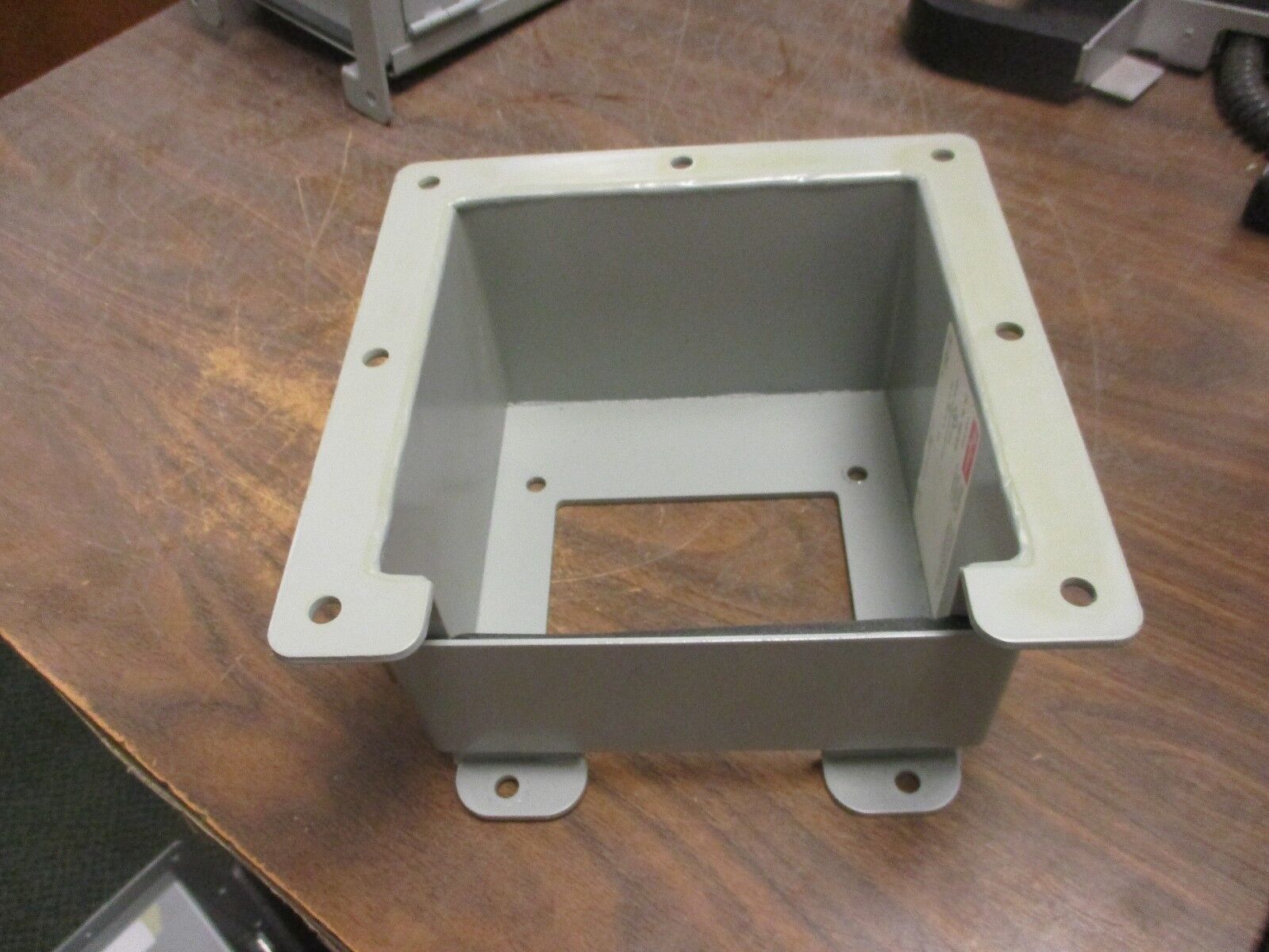 Hoffman Wireway Reducer F66LRE44 Size: 6x6" to 4x4" Used