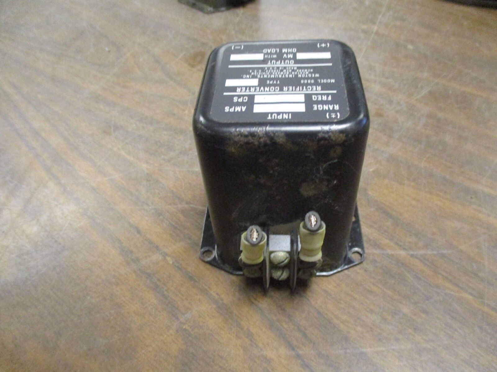 Weston Rectifier Converter 9866 Range: 5A 60Hz Output: 500mV Used