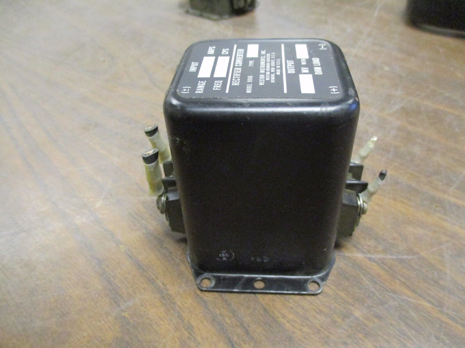 Weston Rectifier Converter 9866 Range: 5A 60Hz Output: 500mV Used
