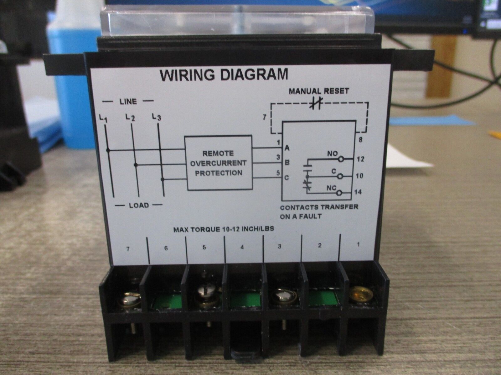 Instrument Transformers Phase Voltage Relay SPVRA-120 120V 3Ph 60Hz Used