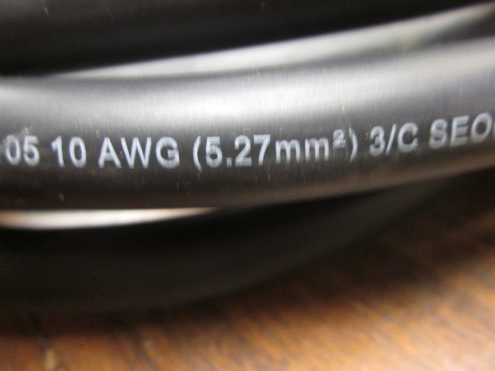 CCI 3 Conductor Wire E54864 10AWG CU Approx. 19.5 ft Used