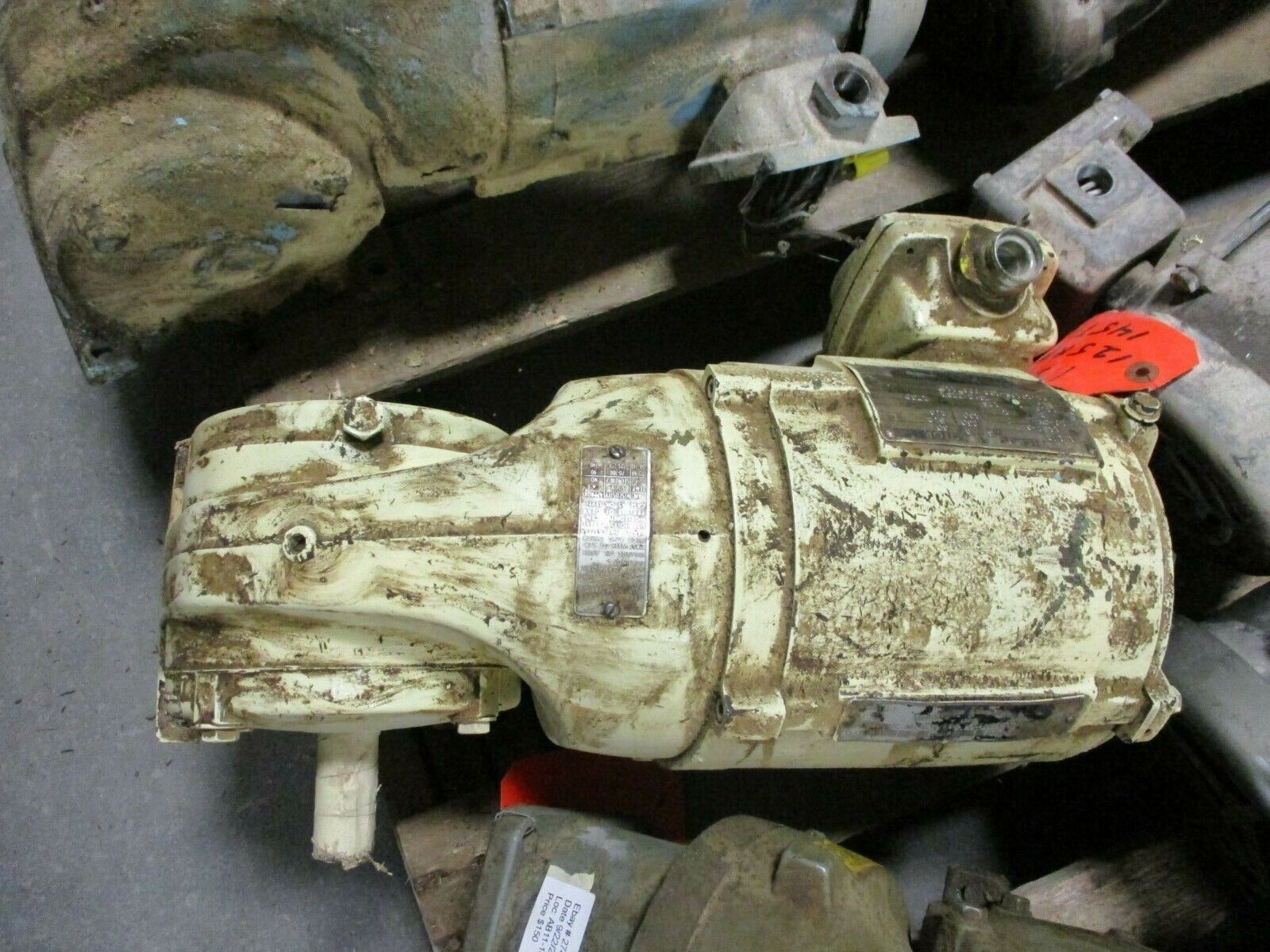 US Motors Syncrogear Motor 64-16468-488 F067448 Ratio: 14:1 1.5HP 1800RPM 3Ph