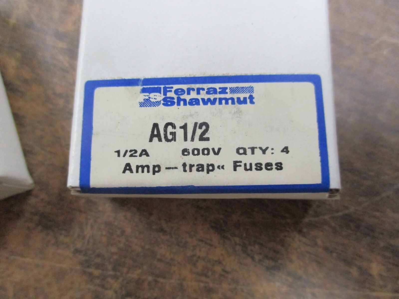 Ferraz Shawmut Amp-Trap Fuse AG1/2 1/2A 600V *Lot of 12, 3 Boxes* New Surplus