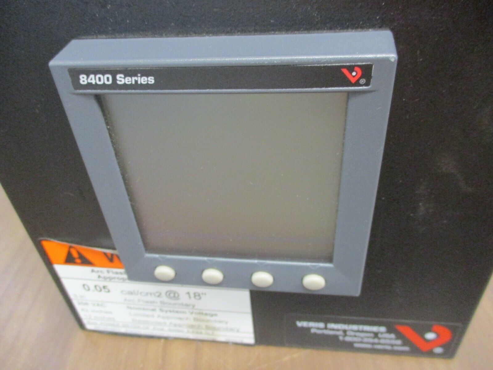 Veris H8400 Series Power Meter H8437VB System: 208VAC Used