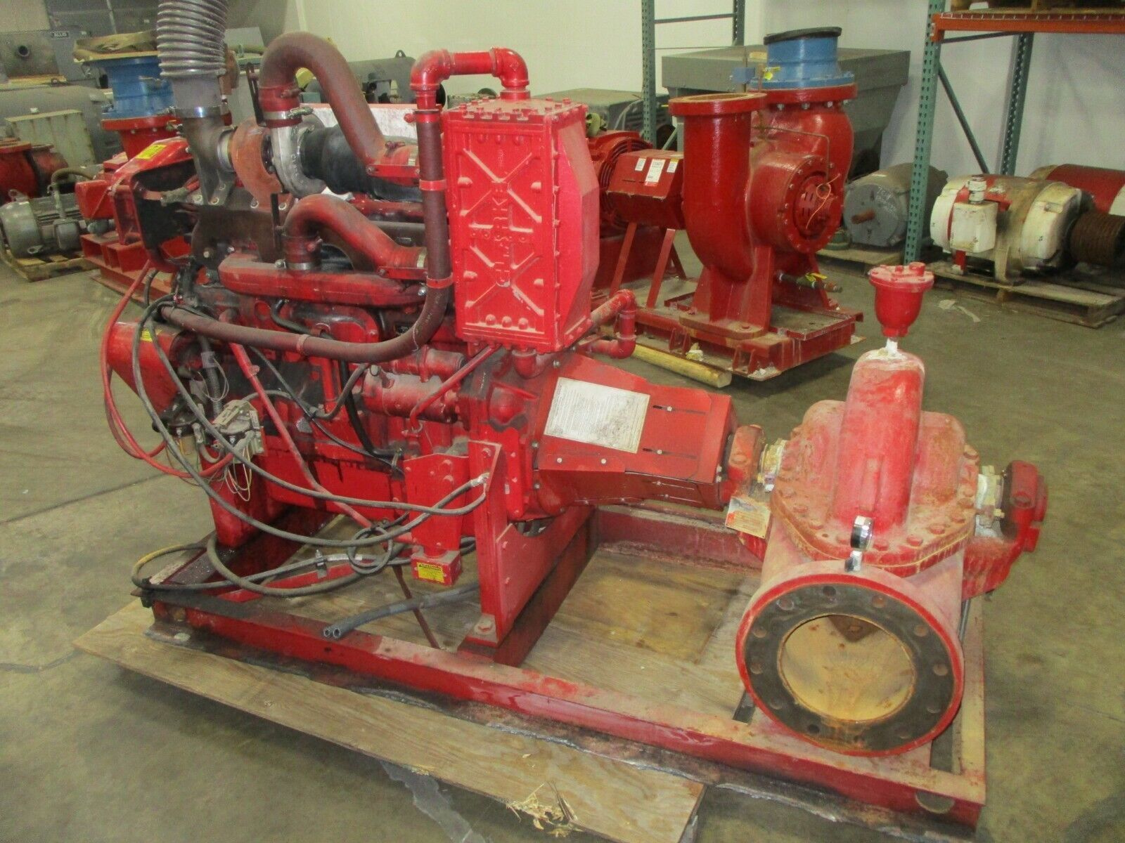 John Deere Diesel Motor w/ Pump 608HF001 8.1L 9415 Hours Used