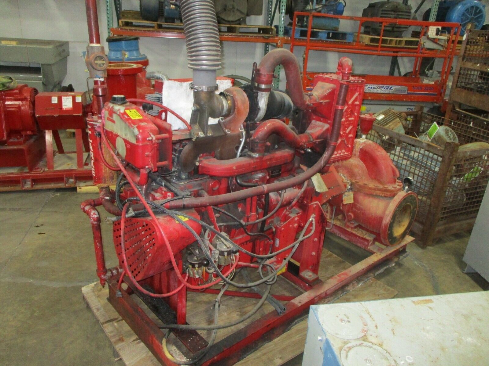 John Deere Diesel Motor w/ Pump 608HF001 8.1L 9415 Hours Used