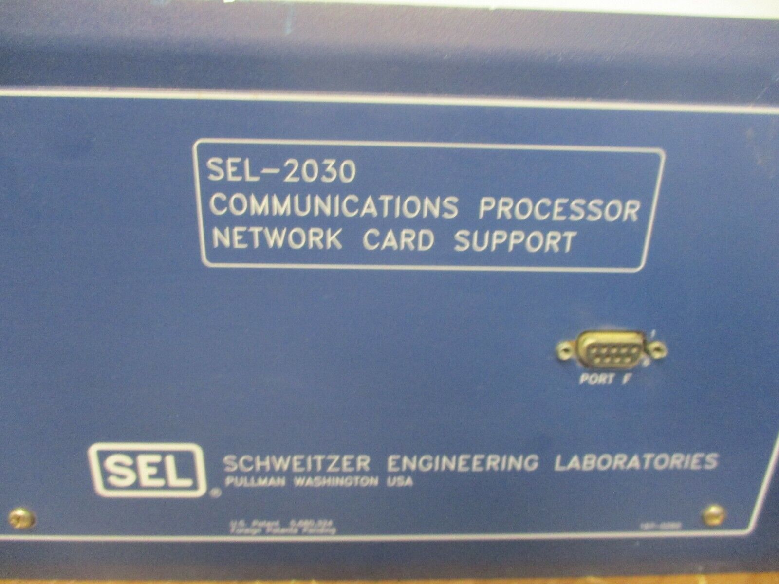 SEL Model SEL-2030 Communications Processor 203031X30XXXXX Network Card Support