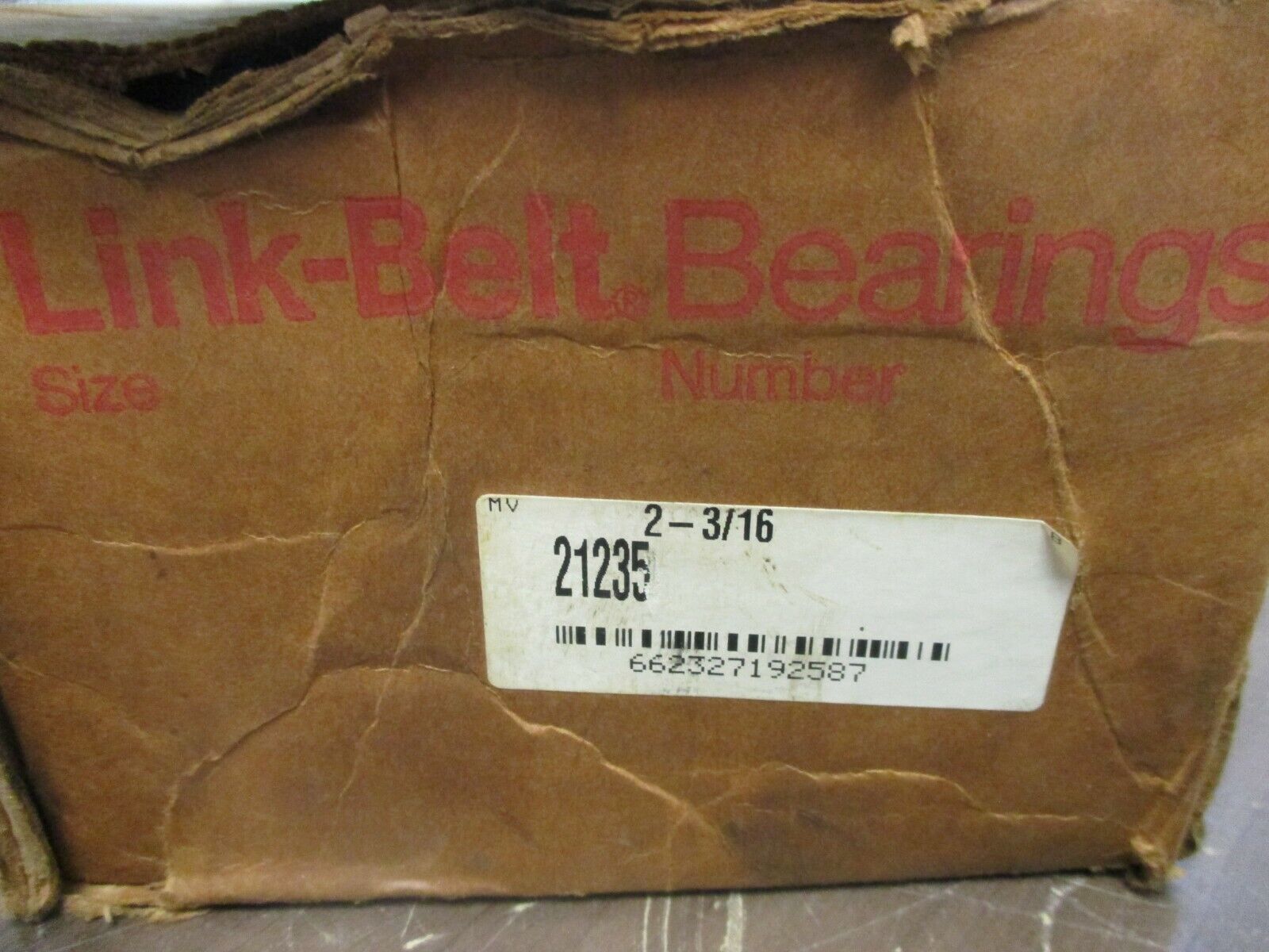 Link-Belt Pillow Block Bearing 21235 2-3/16" New Surplus