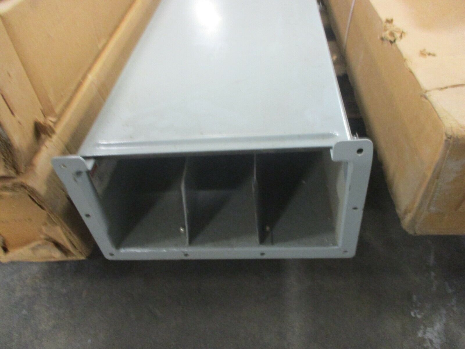 Hoffman Wireway Straight Section F126L120 Length: 120" Size: 12"x6" Used