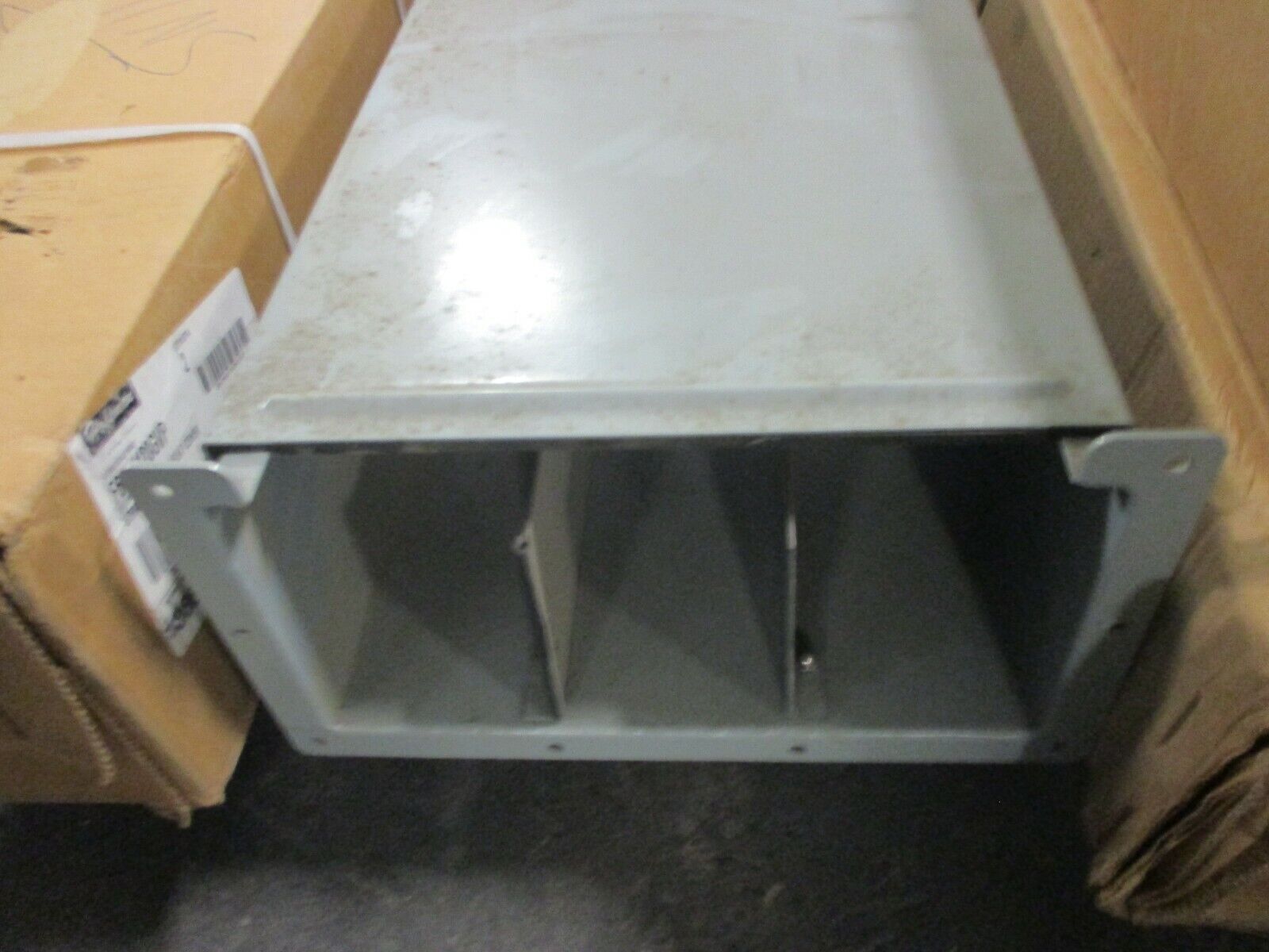 Hoffman Wireway Straight Section F126L120 Length: 120" Size: 12"x6" Used