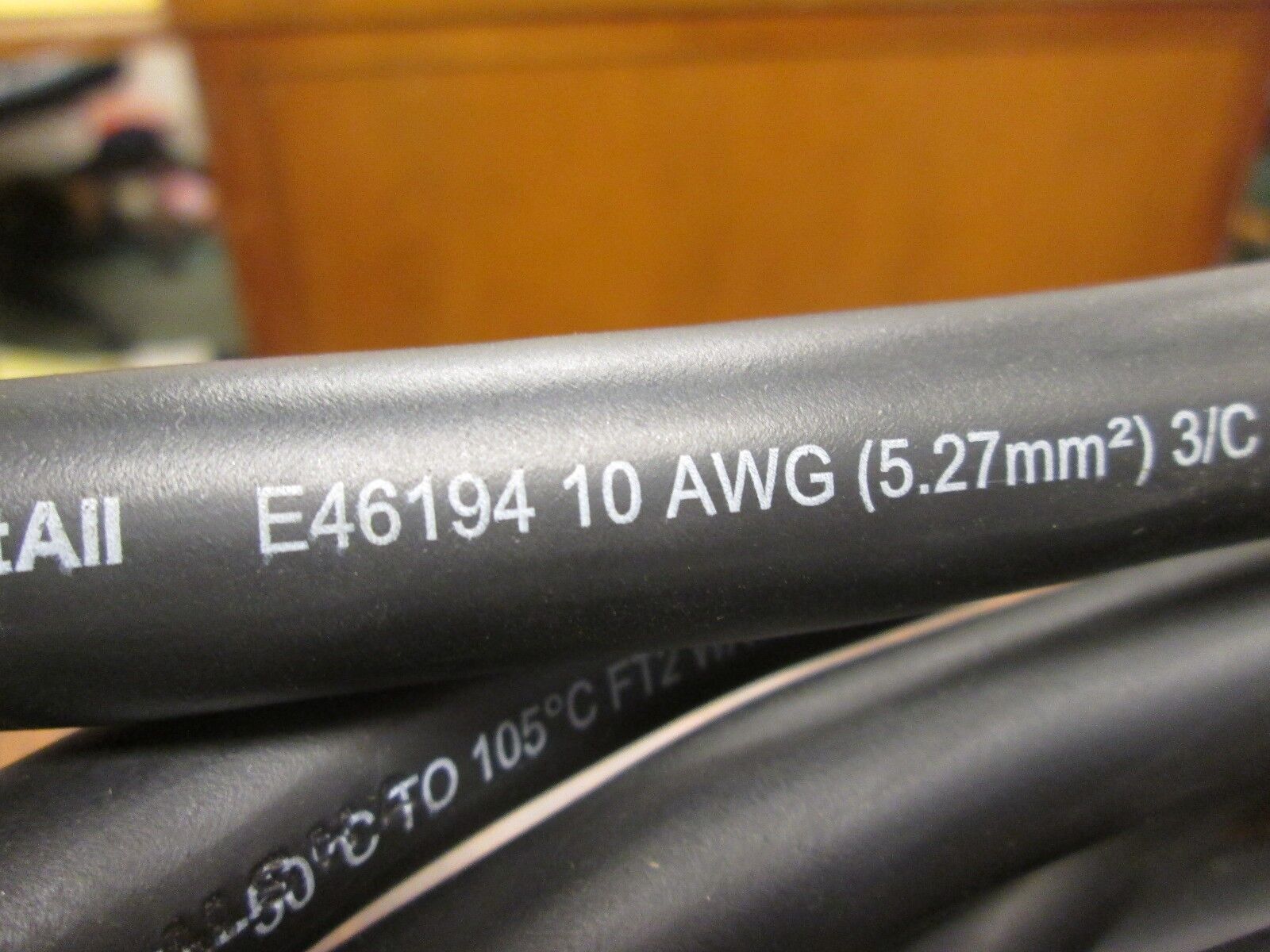 Southwire 3 Conductor Wire E46194 10AWG CU Approx. 22 ft Used