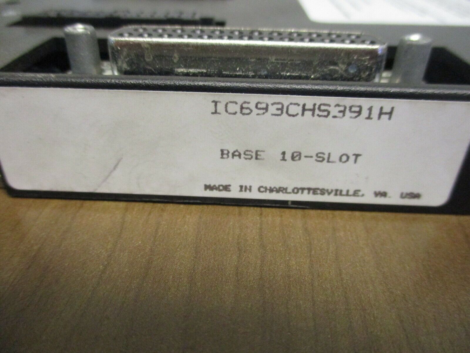 GE Fanuc 10-Slot Base IC693CHS391H Used