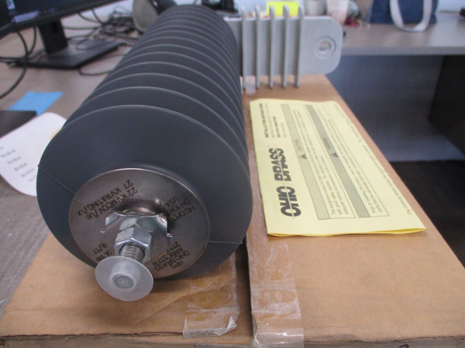 Hubbell Ohio Brass PDV100 HD Optima Dist Arrester 2137227214 27KV Duty Cycle