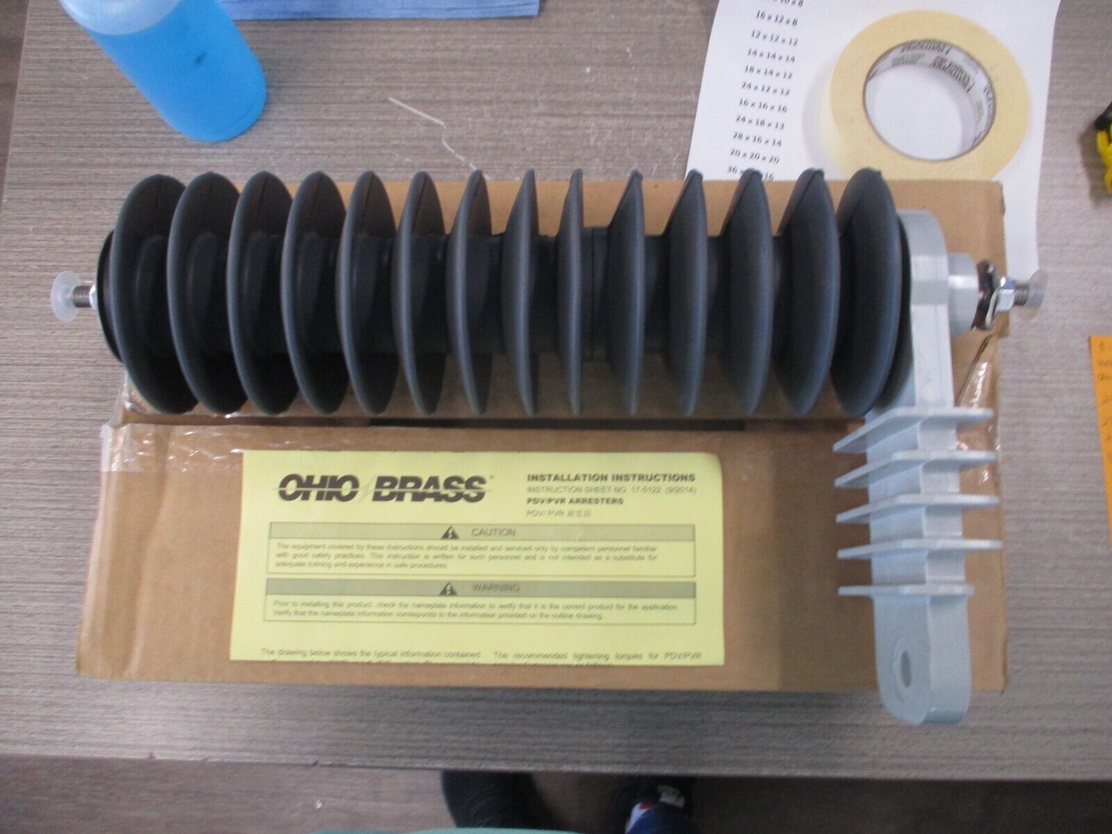 Hubbell Ohio Brass PDV100 HD Optima Dist Arrester 2137227214 27KV Duty Cycle