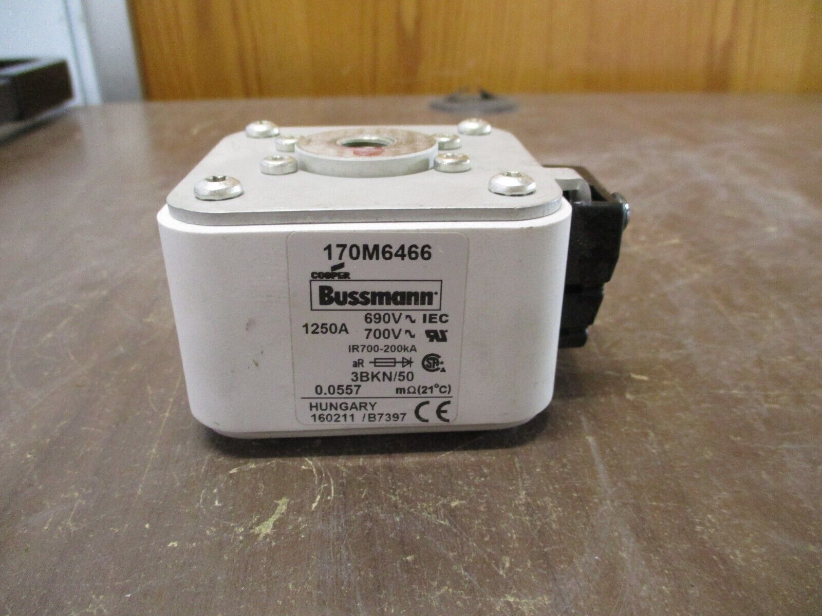 Cooper Bussmann Fuse 170M6466 1250A 690/700V Used