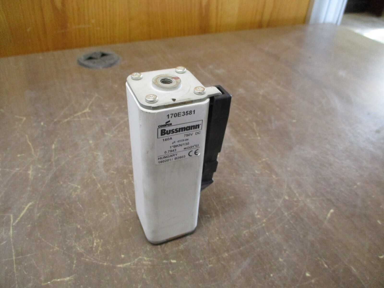Cooper Bussmann Fuse 170E3581 160A 750V Used