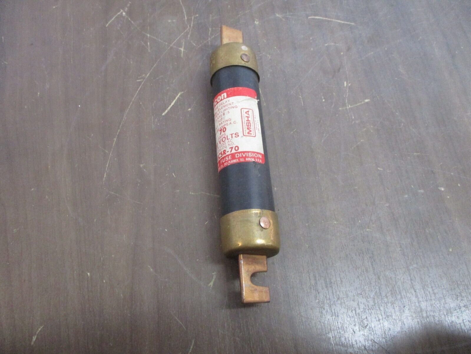 Economy Fuse Econ Fuse ECSR-70 70A 600V Used